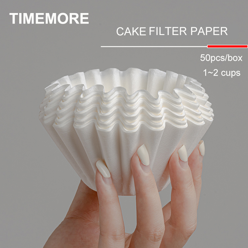 Coffee Equipment Distributor - TIMEMORE Cake Coffee Filter Papers, 155