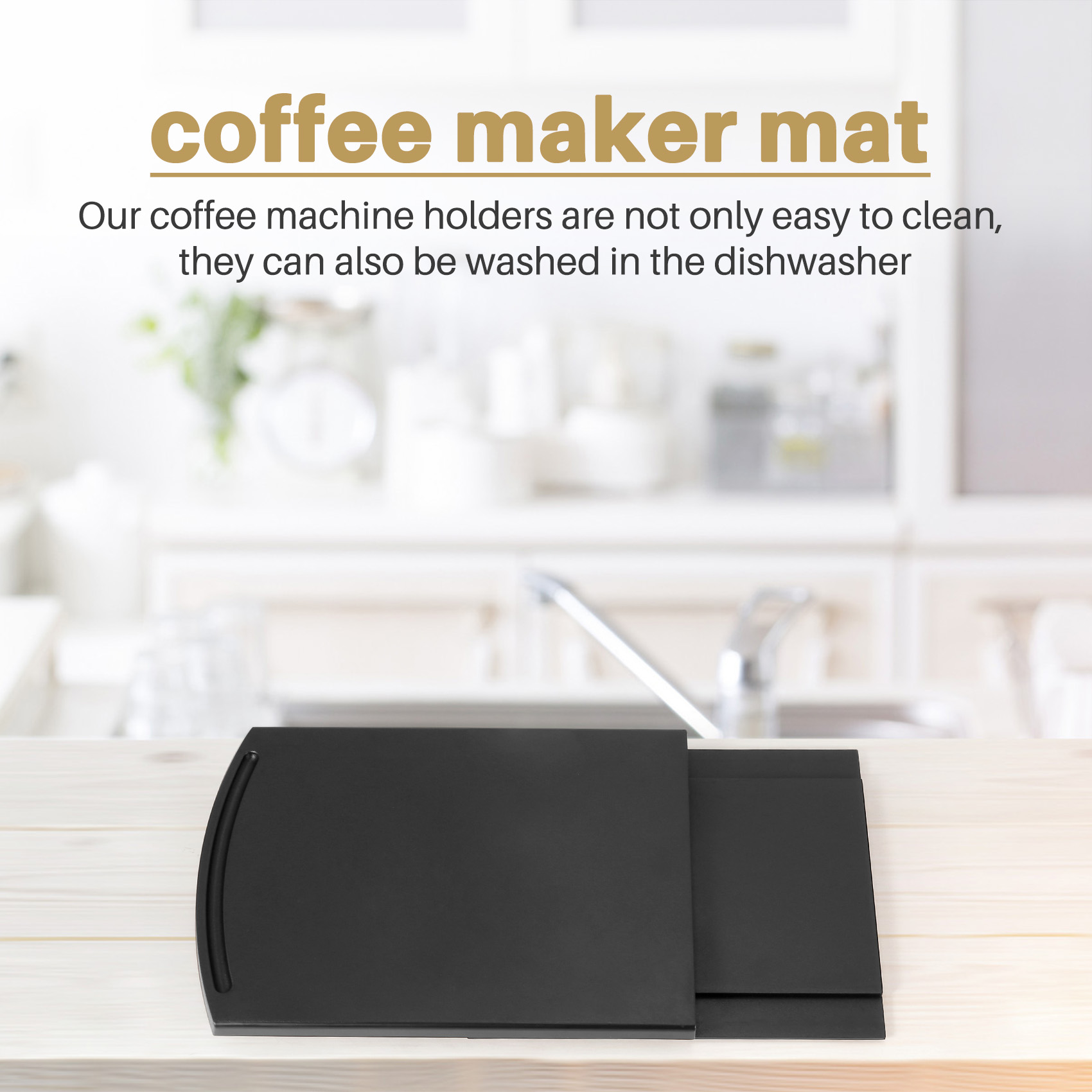 Coffee Equipment And Tools - LUCK Kitchen Sink Sliding Coffee Tray