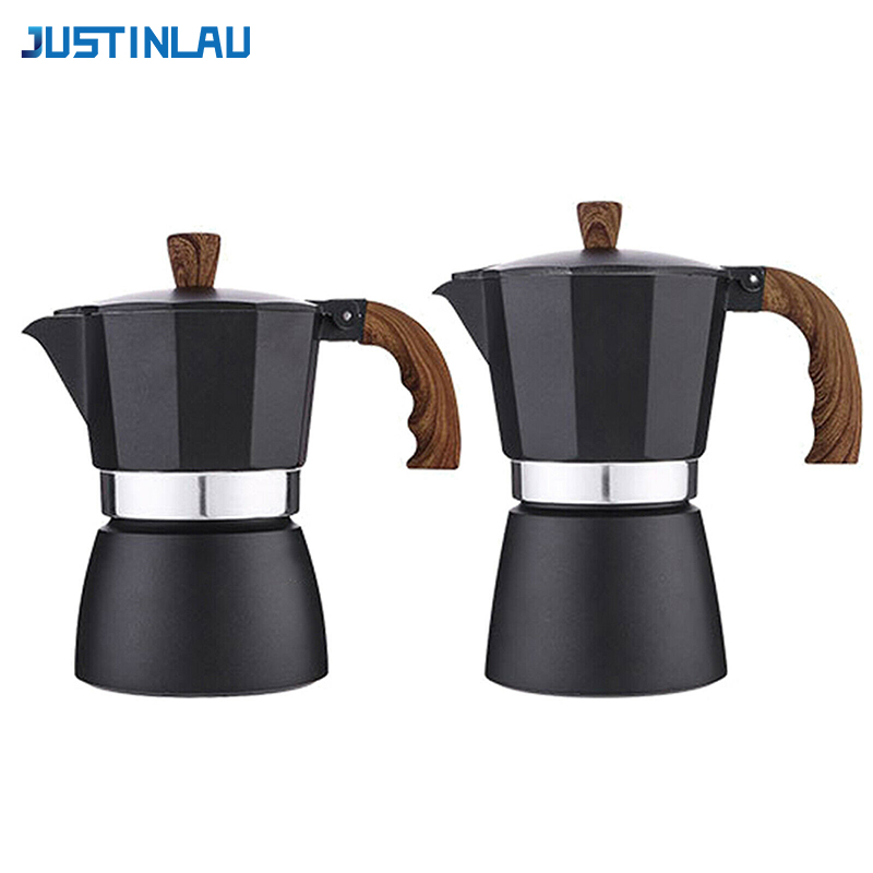 Coffee Equipment Wholesale - JUSTINLAU Coffee Moka Pot 150ml/300ml Vintage