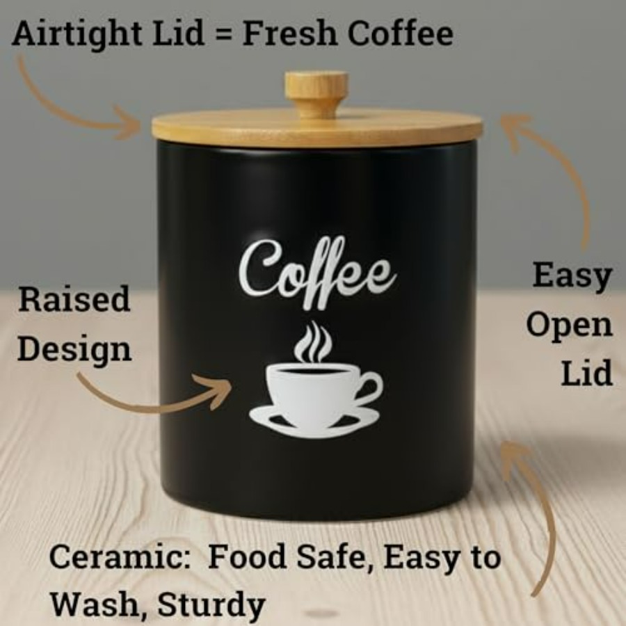 Ceramic Coffee Canister - 12 o – обзор и цена Coffee X