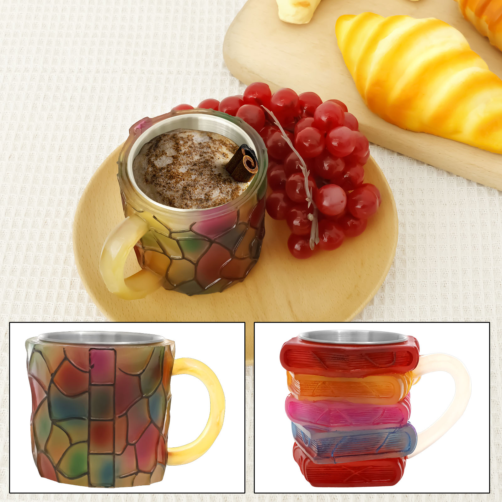 Painted Book Mug 3D Colored Gl – обзор и цена Coffee Equipment Eu