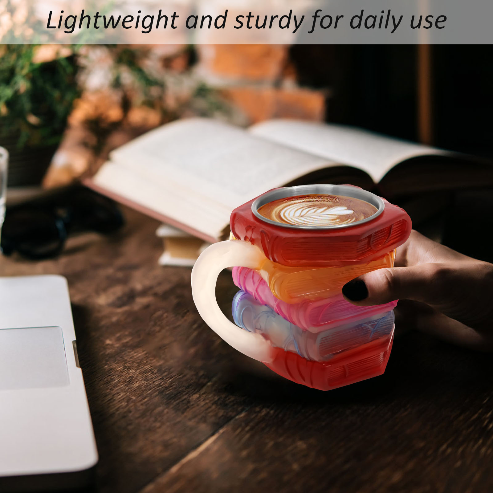 Painted Book Mug 3D Colored Gl – обзор и цена Coffee Equipment Eu