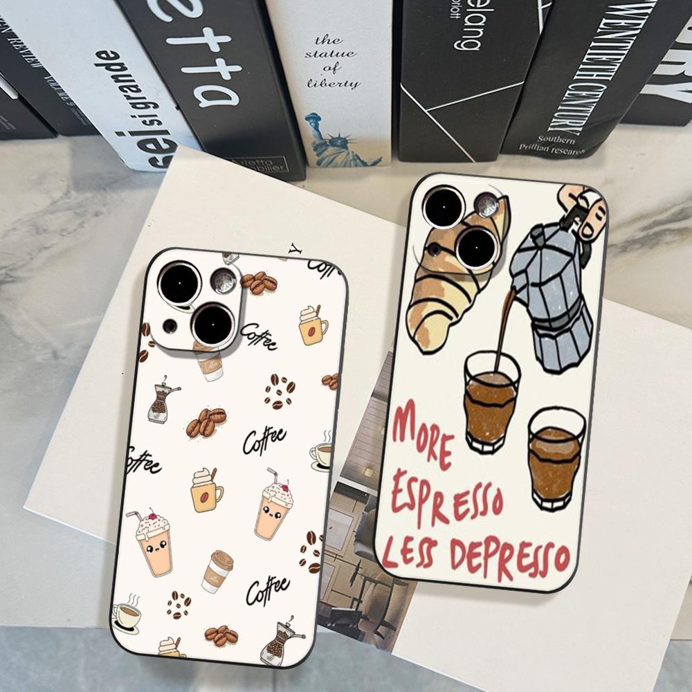 Croissant Coffee Pattern Phone – обзор и цена Coffee X