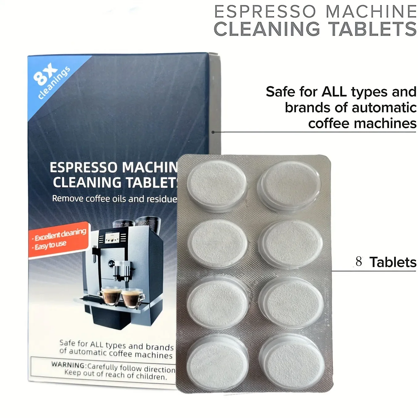 Espresso Machine Cleaning Tabl – обзор и цена Backflush Tablet Cleaner
