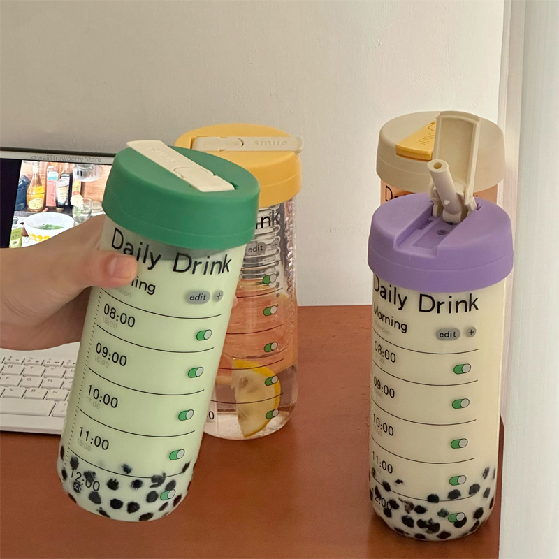 Glass Water Bottle With Time M – обзор и цена Coffee Equipment Eu