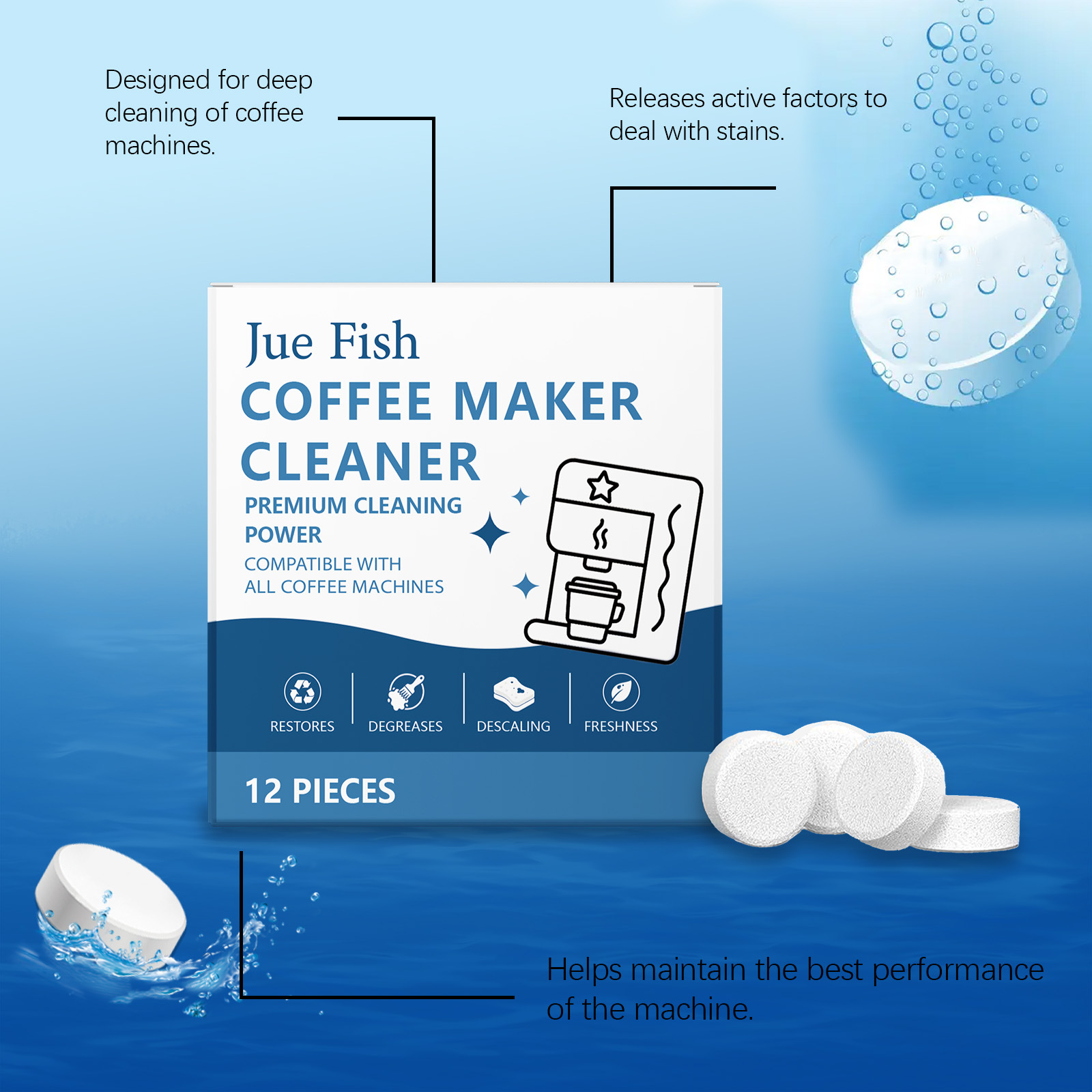 Coffee Machine Cleaning Tablet – обзор и цена Backflush Tablet Cleaner