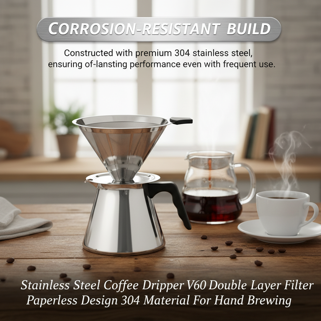 V60 Stainless Steel Coffee Fil – обзор и цена Coffee Equipment V60