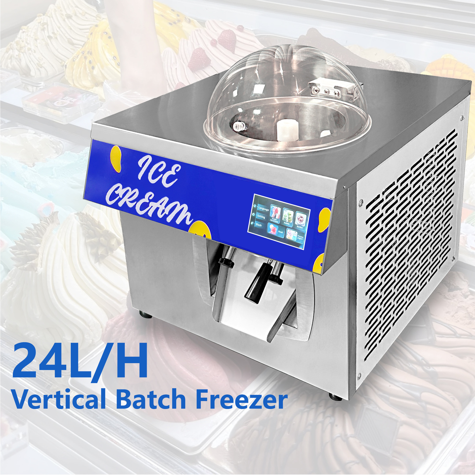 24L/H Ice Cream Machine, Coffe – обзор и цена Coffee Shop Equipment