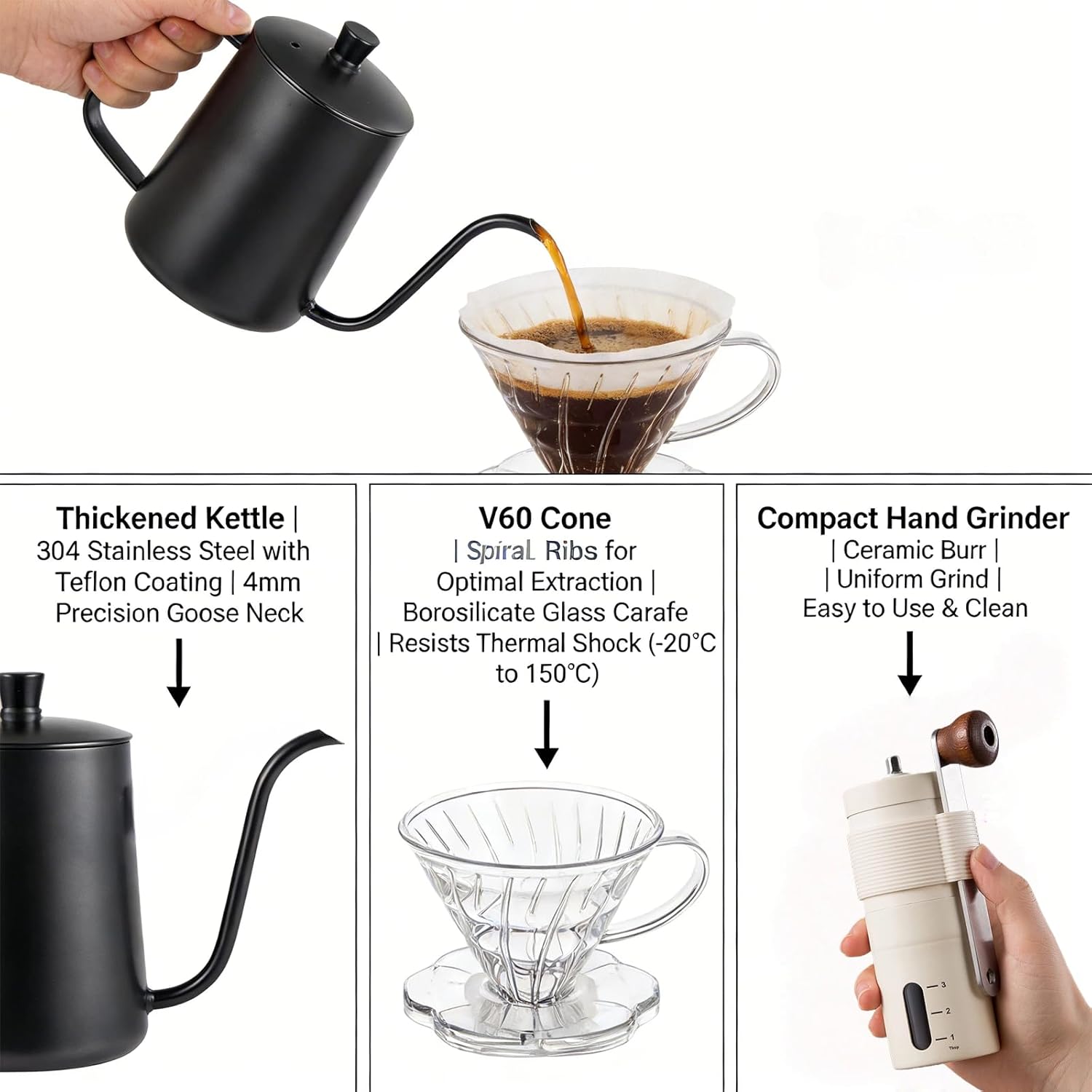 Single Serve Manual Pour Over  – обзор и цена Coffee Equipment V60