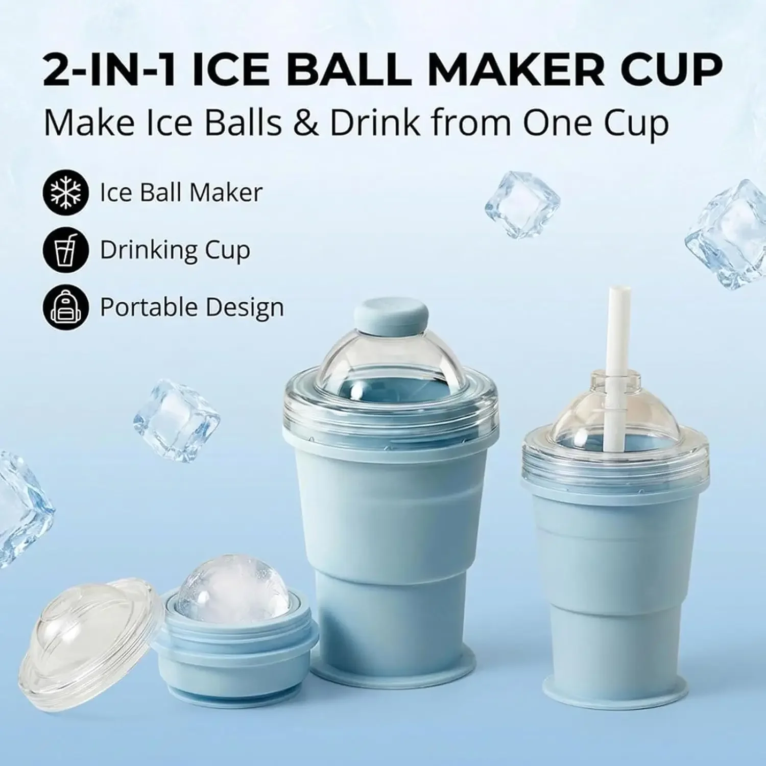 2-in-1 Foldable Silicone Ice B – обзор и цена Coffee Equipment Holder