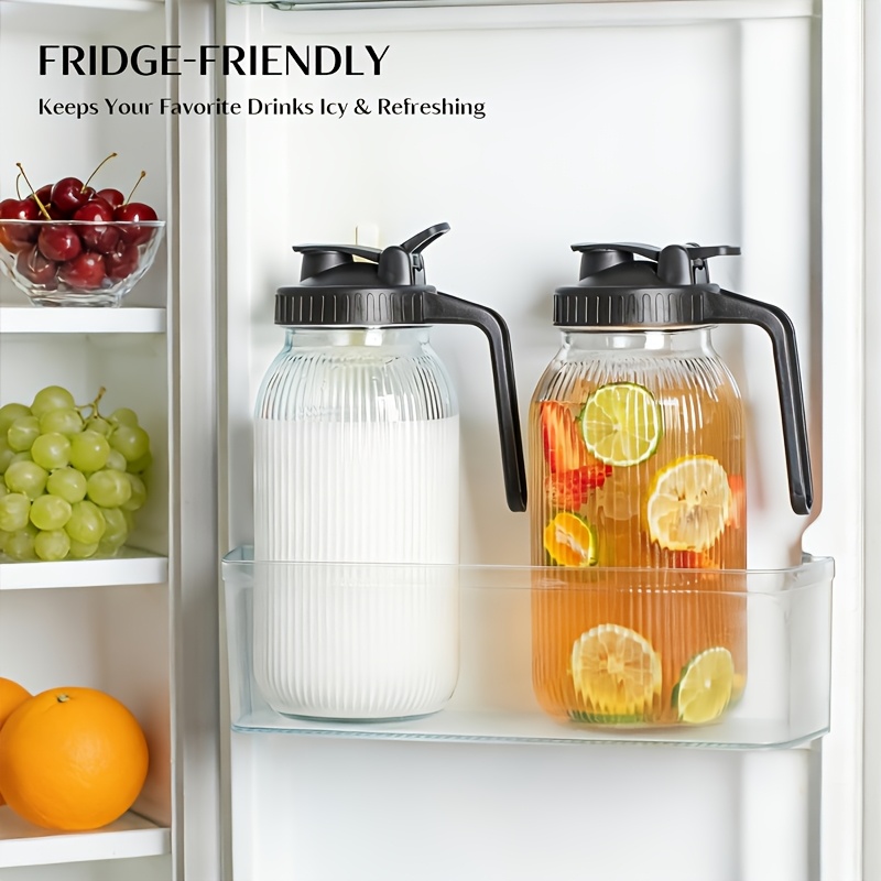 2PCS Glass Mason Jar Pitcher L – обзор и цена Bean Hopper Lid