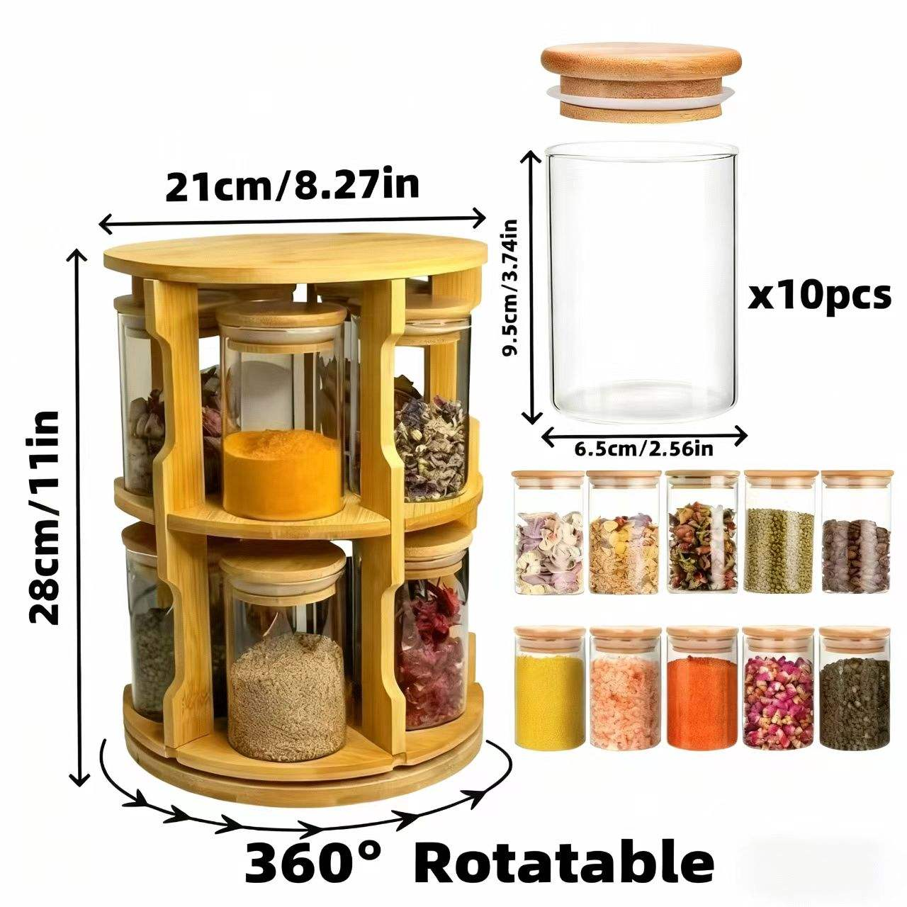 0Pcs+1Pc (Rotating Bamboo Stor – обзор и цена Coffee Equipment Store