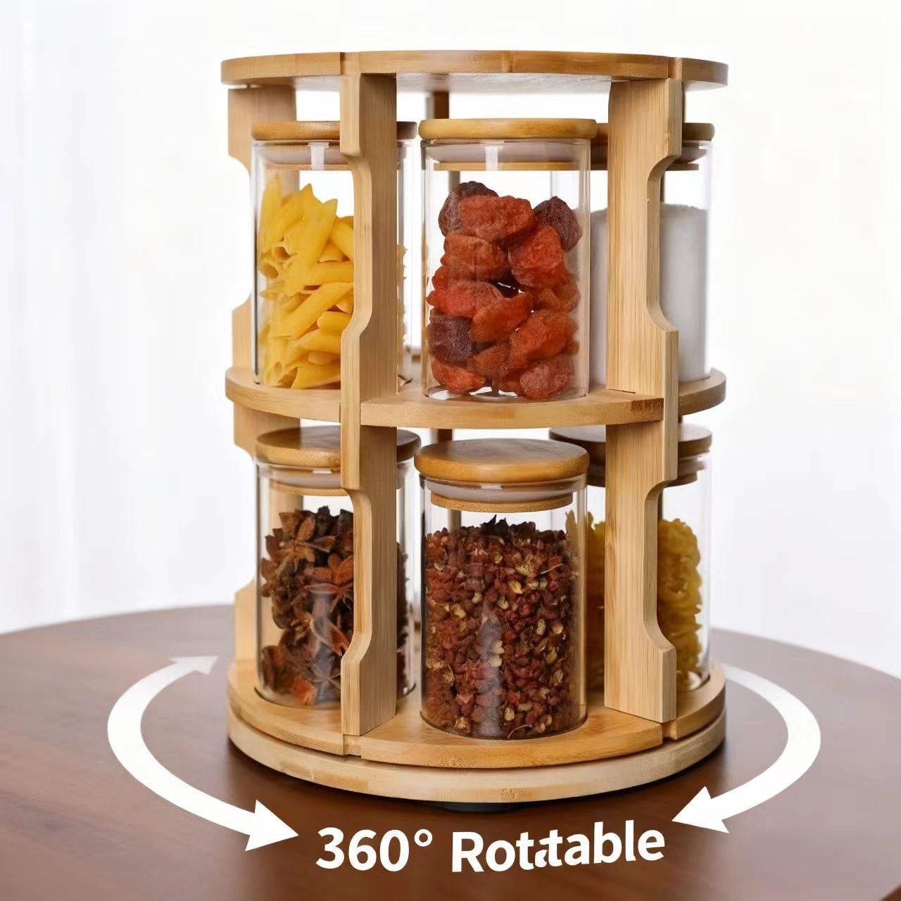 0Pcs+1Pc (Rotating Bamboo Stor – обзор и цена Coffee Equipment Store