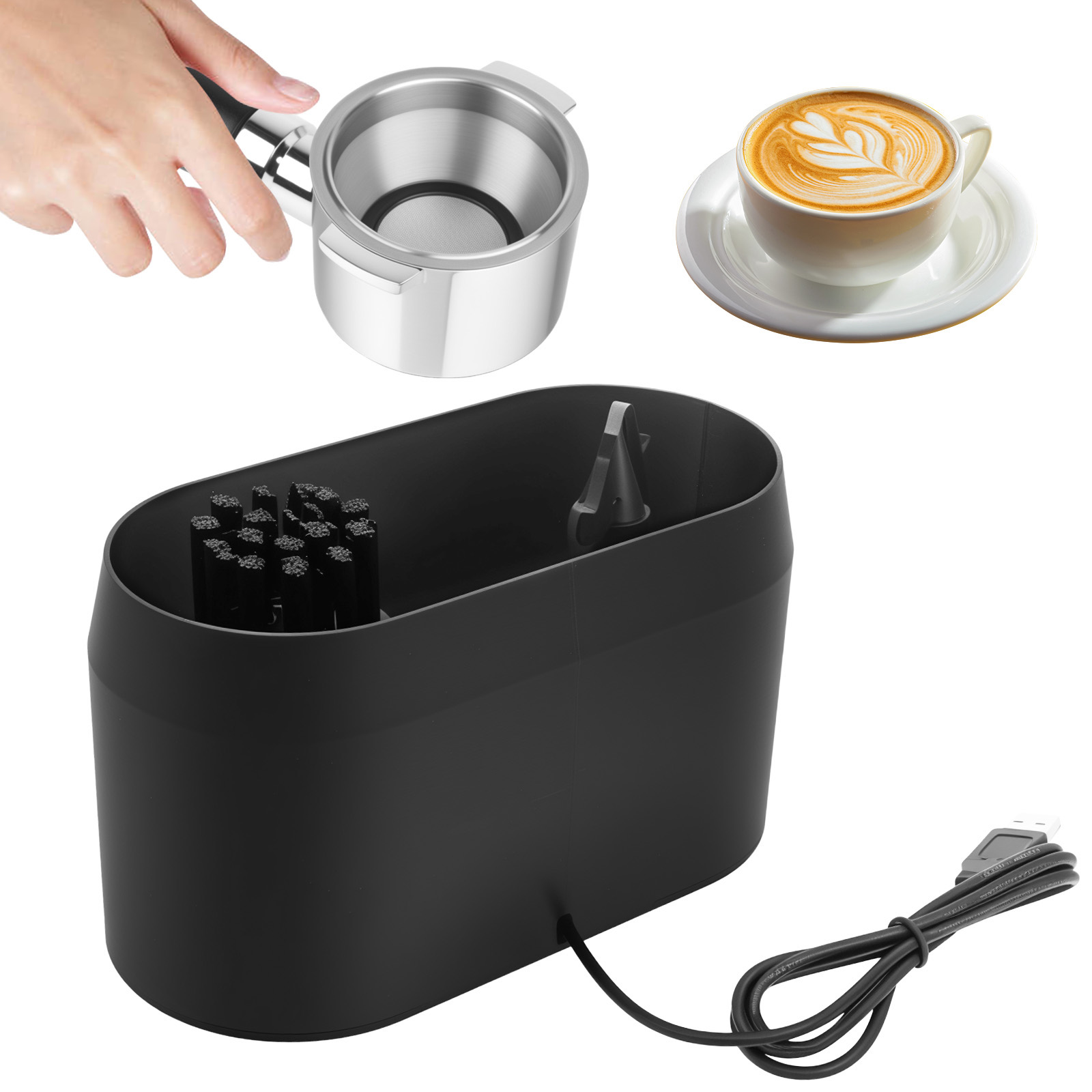Automatic Knock Box Cleaner El – обзор и цена Coffee Equipment Holder