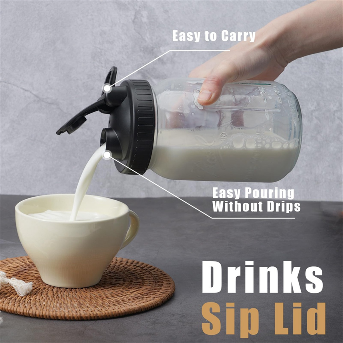 Pour Spout Lids for Ball Wide  – обзор и цена Bean Hopper Lid