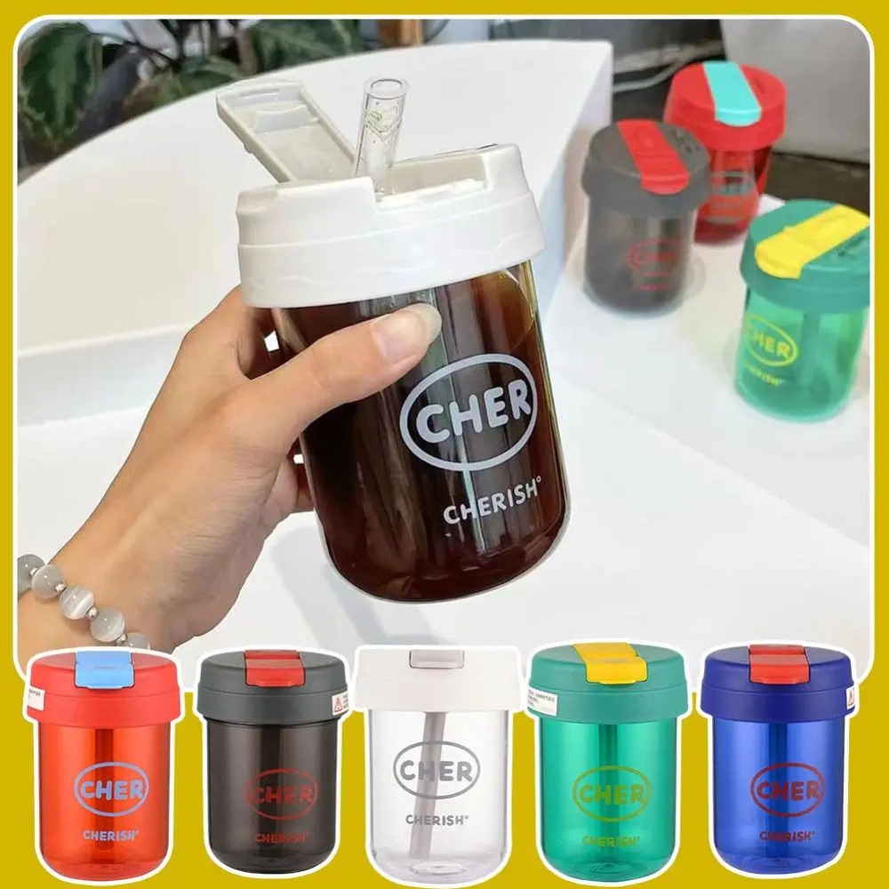 Cartoon 300mL Straw Cup Plasti – обзор и цена Coffee Equipment Eu