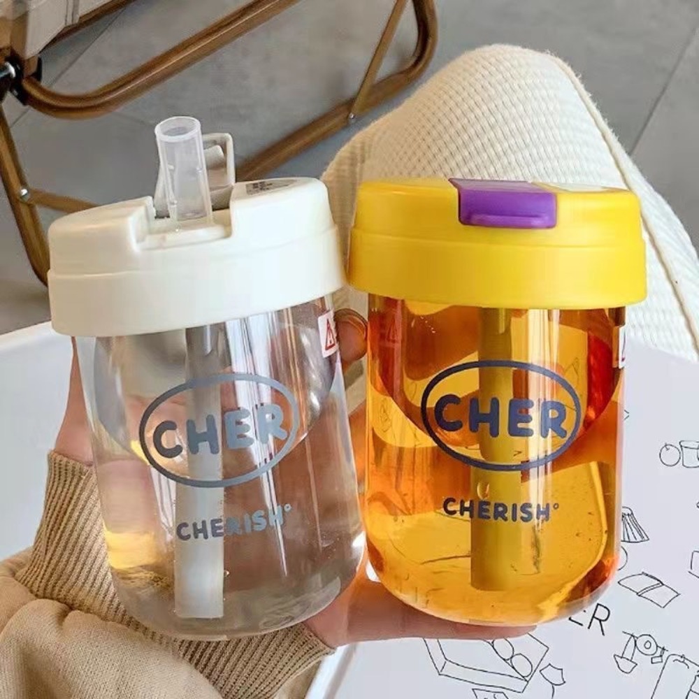 Cartoon 300mL Straw Cup Plasti – обзор и цена Coffee Equipment Eu