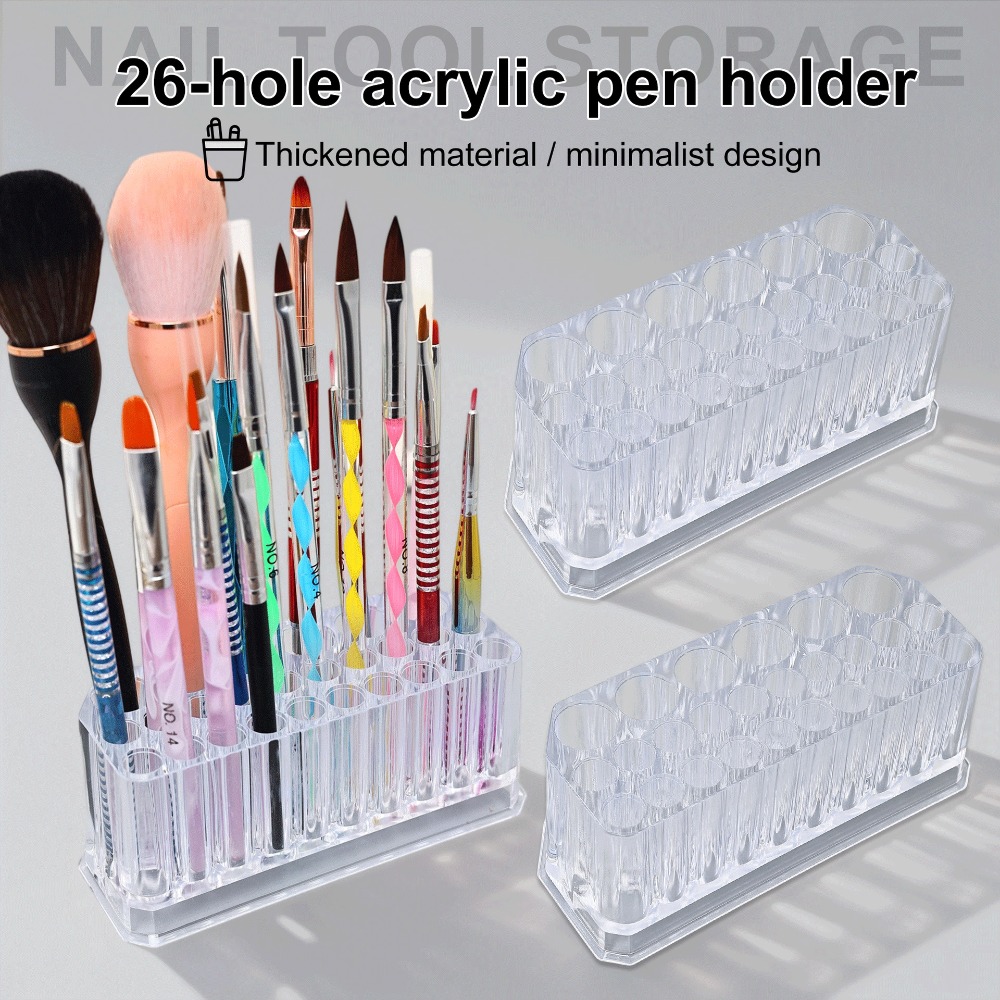 26 Holes Acrylic Nail Brushes  – обзор и цена Coffee X