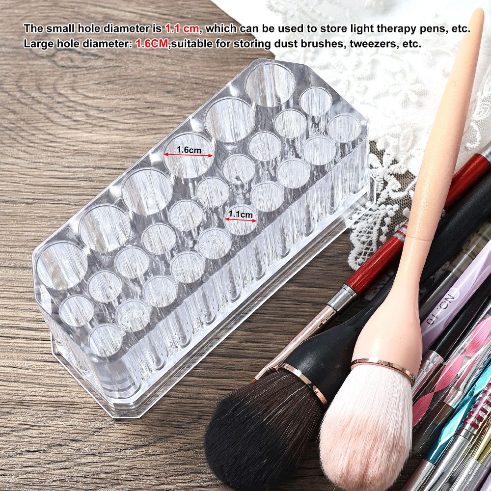 26 Holes Acrylic Nail Brushes  – обзор и цена Coffee X