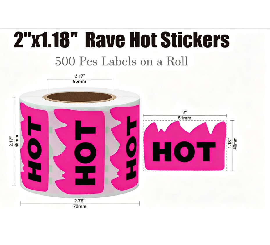 2 x 1.18 Inch Hot Stickers 500 – обзор и цена Coffee X