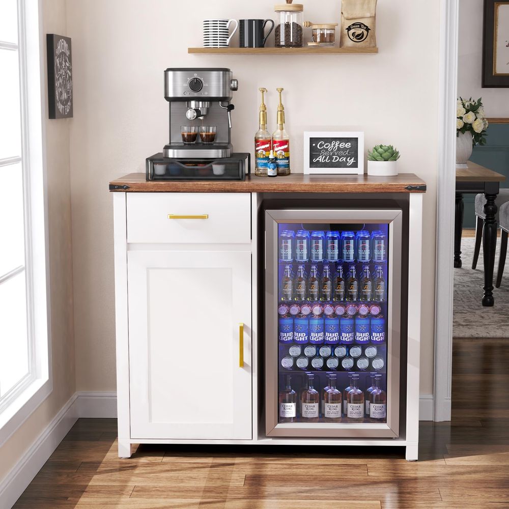 Coffee Bar with Mini Fridge Sp – обзор и цена Coffee X